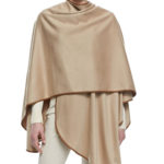 Beige Cashmere Cape